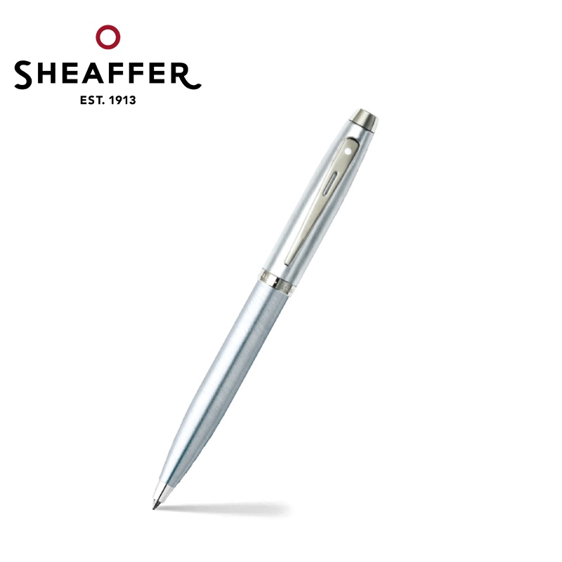 免費客製化刻字【Sheaffer】100亮絲銀原子筆 SFE2930651✿50B003